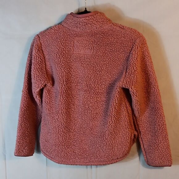 Cuddly Sherpa Girl's Quarter Zip Sweatshirt - Picture 3 of 7